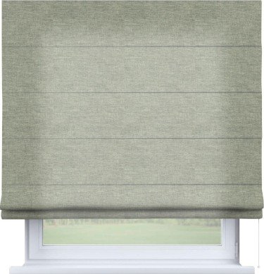 Римская штора «Кортин» для проема, ткань лён кашемир серый new