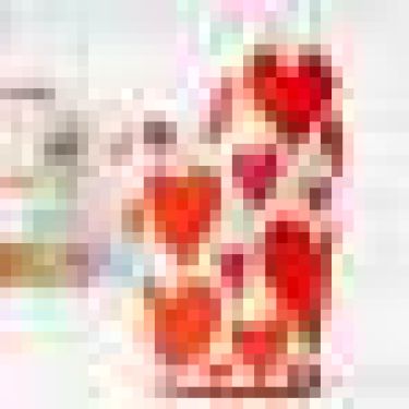 Варежка-прихватка "Этель" Red hearts 20х27см,100% х/л, ватин 250г/м2 (двухсторонняя)
