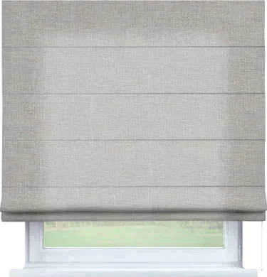Римская штора «Кортин», лён серый, для проёма