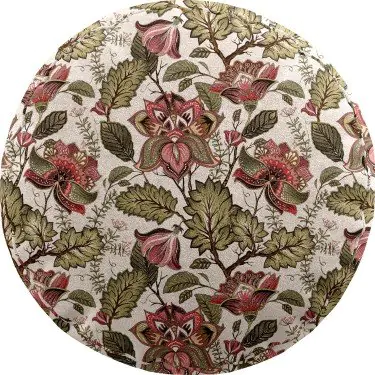 Подушка круглая Cortin «Старинные цветы»