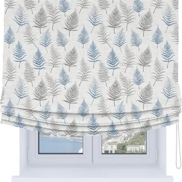 Римская штора Soft с мягкими складками, «Королевский папоротник»