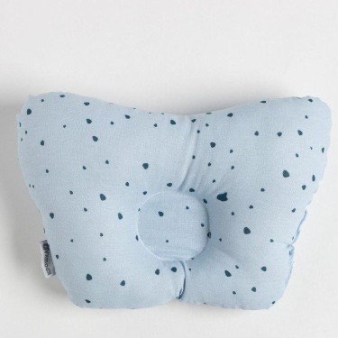 Подушка анатомическая "Крошка Я " Light blue, 26х22 см, 100% хлопок