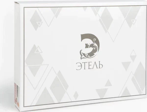 Покрывало хлопковое Этель «Орнамент» 180х240 см, цвет зелёный, 100% хлопок, 300гр/м2