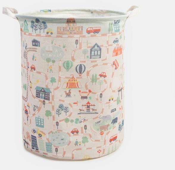 Корзинка текстильная Этель "Город" 34х43 см