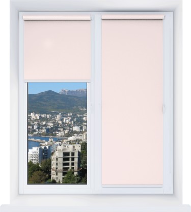 Рулонная штора Мини Респект DM светло-розовый 033