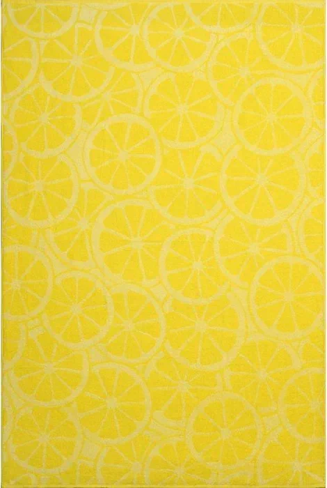 Полотенце махровое Lemon color, 100х150 см, цвет жёлтый