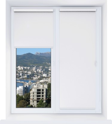 Рулонная штора Мини Натали ВО белый 6541