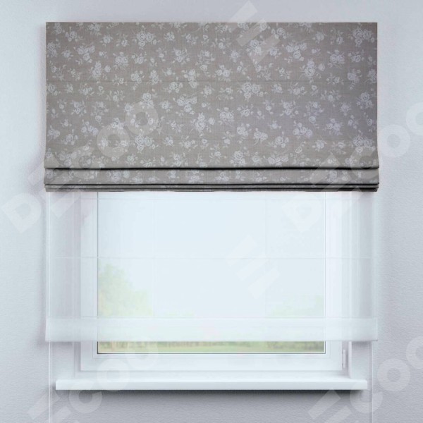 Римская штора «Кортин» день-ночь, ткань «Композиция»