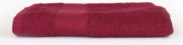 Полотенце махровое гладкокрашеное Турон Текс 35х60см, т-бордо, 325г/м, хл 100%